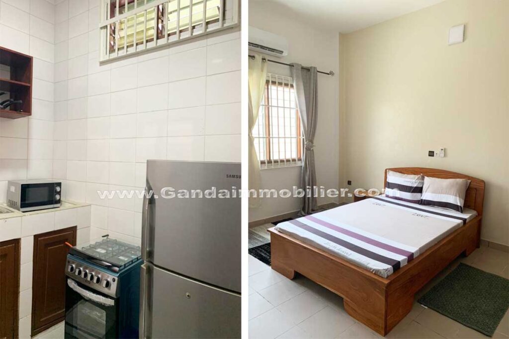 Appartement meublé de 03Pièces à louer à Fidjrossè
